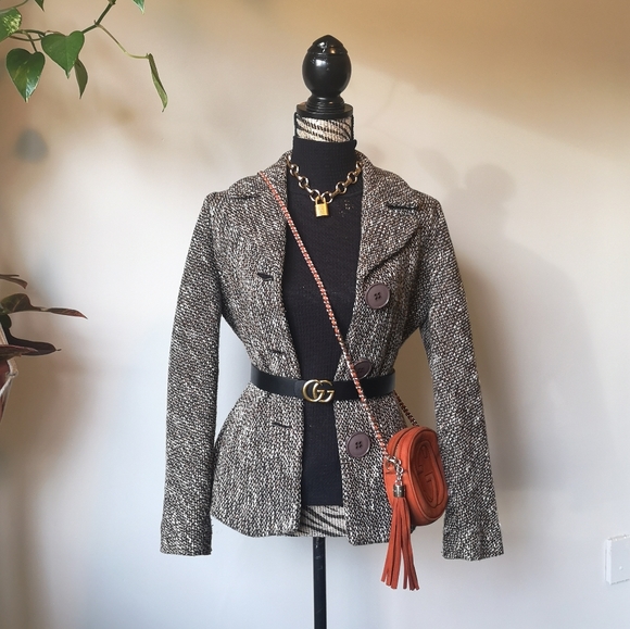 Sandro Jackets & Blazers - SANDRO Paris vintage tweed blazer